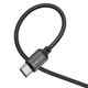 Кабель Borofone BX87 USB - Type-C PD 60W (3A) 1м нейлоновый с быстрой зарядкой Black - изображение 2