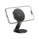 Магнитный металлический держатель-подставка Baseus PrimeTrip VX1 Versatile Travel Magnetic Phone Holder Round Black + магнитное кольцо - изображение 5