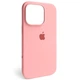 Чехол Fiji Silicone Case для Apple iPhone 16 Pro бампер накладка Soft Touch с микрофиброй Light Pink - зображення 1