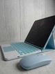 Чехол с клавиатурой с подсветкой и мышкой FegishCase Apple iPad Air 5 (10.9") 2022 Ukrainian keyboard, Blue - изображение 13