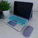 Чехол с клавиатурой с подсветкой и мышкой FegishCase Apple iPad Pro 11 (2020) Ukrainian keyboard, Purple - изображение 2