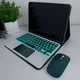 Чохол з клавіатурою з підсвічуванням та мишкою FegishCase iPad 11 (А16) 2025 Green - зображення 2