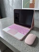 Чехол с клавиатурой с подсветкой и мышкой FegishCase Apple iPad Air 4 (10.9") 2020 Ukrainian keyboard, Pink - изображение 2