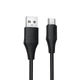 Кабель Hoco X124 USB – Type-C 2.3 А 1 м чорний - зображення 1