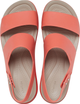 Жіночі Сандалі Бруклін crocs brooklyn low wedge Red/Brown (42-43, червоний) - изображение 4