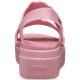 Жіночі Сандалі Бруклін crocs brooklyn woven low wedge Rossete (37-38, рожевий) - зображення 6