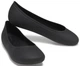 Жіночі балетки Crocs Brooklyn Flat Black (36-37, чорний) - изображение 1