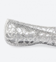 Жіночі балетки Crocs Isabella Glitter Silver (38-39, сріблястий) - изображение 4