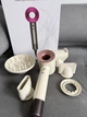 Іонний фен для волосся Weizer Ionic Hair Dryer 5 насадок Сакура Рожевий - зображення 2