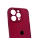 Чохол для смартфона Silicone Full Case AA Camera Protect for Apple iPhone 16 Pro 47,Plum - изображение 5