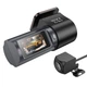 Відеореєстратор HOCO DV8 2K display hidden driving recorder(with rear camera) Black - зображення 3