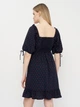 Сукня Vero Moda темно-синій в сердечка XFTHJ093 M - изображение 2