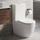 Унітаз-компакт Devit Flow DFL0460211W Vortex Flush із сидінням Soft Close дюропласт - зображення 2