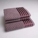 Набор махровых полотенец SOFT 3шт GM Textile 50х90см, 50х90см, 70х140см 500г/м2 (Виноградный) - изображение 1