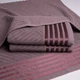 Набор махровых полотенец SOFT 3шт GM Textile 50х90см, 50х90см, 70х140см 500г/м2 (Виноградный) - изображение 5