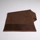 Набор махровых полотенец SOFT 3шт GM Textile 40х70см, 50х90см, 70х140см 500г/м2 (Коричневый) - изображение 4