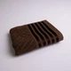 Набор махровых полотенец SOFT 3шт GM Textile 40х70см, 50х90см, 70х140см 500г/м2 (Коричневый) - изображение 9