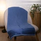 Набор махровых полотенец SOFT 3шт GM Textile 50х90см, 50х90см, 70х140см 500г/м2 (Синий) - изображение 5