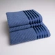 Набор махровых полотенец SOFT 3шт GM Textile 50х90см, 50х90см, 70х140см 500г/м2 (Синий) - изображение 1