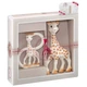 Игрушка-прорезыватель для младенцев классическая Sophie la girafe + прорезыватель кольцо Жирафа Софи - изображение 1