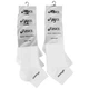 Женские носки спортивные Asics 6 пар One Size White-Black - изображение 1