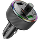 FM трансмиттер Bluetooth 30Вт 2xUSB Type-C для автомобиля черный Hoco TRM-516 - изображение 3