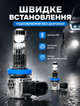 LED лампи H11 з лінзами для автомобільних фар 4000 лм 5000K з термоконтролем та легкою установкою - зображення 8