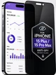 Защитное стекло антишпион для iphone 16 plus / 15 plus / 15 pro max на весь экран приватное стекло Shieldy - изображение 1