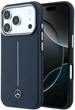 Чохол для смартфона Mercedes-Benz Leather Semi Wrap Iconic Line MagSafe для Apple iPhone 17 Pro Max Navy Blue (3666339617820) - зображення 2