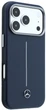 Чохол для смартфона Mercedes-Benz Leather Semi Wrap Iconic Line MagSafe для Apple iPhone 17 Pro Max Navy Blue (3666339617820) - зображення 5