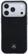 Чохол для смартфона Mercedes-Benz Leather Semi Wrap Wood Effect MagSafe для Apple iPhone 17 Pro Black (3666339617929) - зображення 1