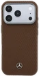 Чохол для смартфона Mercedes-Benz Leather Semi Wrap Wood Effect MagSafe для Apple iPhone 17 Pro Camel (3666339618032) - зображення 1