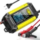 Зарядное устройство с тестером Foxsur FTC-1206 6A 120Ah 12v Yellow - изображение 4