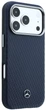 Чохол для смартфона Mercedes-Benz Leather Semi Wrap Wood Effect MagSafe для Apple iPhone 17 Pro Navy Blue (3666339618148) - зображення 5
