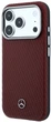 Чохол для смартфона Mercedes-Benz Leather Semi Wrap Wood Effect MagSafe для Apple iPhone 17 Pro Dark Red (3666339618254) - зображення 3