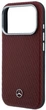 Чохол для смартфона Mercedes-Benz Leather Semi Wrap Wood Effect MagSafe для Apple iPhone 17 Pro Dark Red (3666339618254) - зображення 6