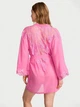 Шифоновый халат Victoria's Secret розового цвета размер XS/S арт. 30377 - изображение 3