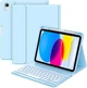 Чехол клавиатура с подсветкой для iPad 11/10 Gen немецкая раскладка MMK - изображение 1