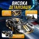 Конструктор машина Техник Lamborghini Black-Gold детский конструктор для мальчиков гоночная спортивная машинка Lamborghini для сборки для взрослых и детей большой игровой развивающий набор подарок на день рождения 1314 деталей - изображение 2