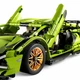 Конструктор машина Технік Lamborghini Зелений дитячий конструктор для хлопчиків гоночна спортивна машинка Lamborghini для складання для дорослих і дітей великий ігровий розвиваючий набір подарунок на день народження 1314 деталей - зображення 10
