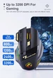 Беспроводная игровая мышь iMice GW-X7 Bluetooth 5.0 + 2.4GHz, аккумуляторная RGB мышка для ПК и ноутбука, бесшумная, USB Type-C, 3200 DPI - изображение 4