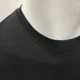 Футболка мужская базовая с белым вышитым логотипом Nike хлопок S черная - изображение 5