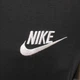 Футболка мужская базовая с белым вышитым логотипом Nike хлопок S черная - изображение 7