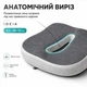 Ортопедическая подушка для сидения IDEIA Memory Foam 43х38х10 см серая (8-36375) - изображение 4