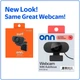 Веб-камера Onn 2K HD Webcam (1440p) з автофокусом та вбудованим мікрофоном - изображение 3