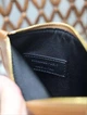 Жіноча сумка шоппер Saint Laurent Panier Medium Beaded Tote коричнева плетена з дерев'яних намистин - зображення 8