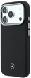 Чохол для смартфона Mercedes-Benz Leather Semi Wrap Grill Pattern MagSafe для Apple iPhone 17 Pro Black (3666339618360) - зображення 4