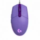 Ігрова миша Logitech G102 Lightsync, дротова, 8000 DPI, RGB-підсвічування, 6 кнопок, Lilac - изображение 1