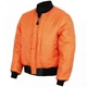 Куртка-бомбер летная Mil-Tec MA1, Olive/Orange, 3XL - изображение 4