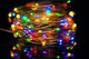Світлодіодна гірлянда нитка 2.5 м 20 різнокольорова led RGB на батарейках - зображення 1